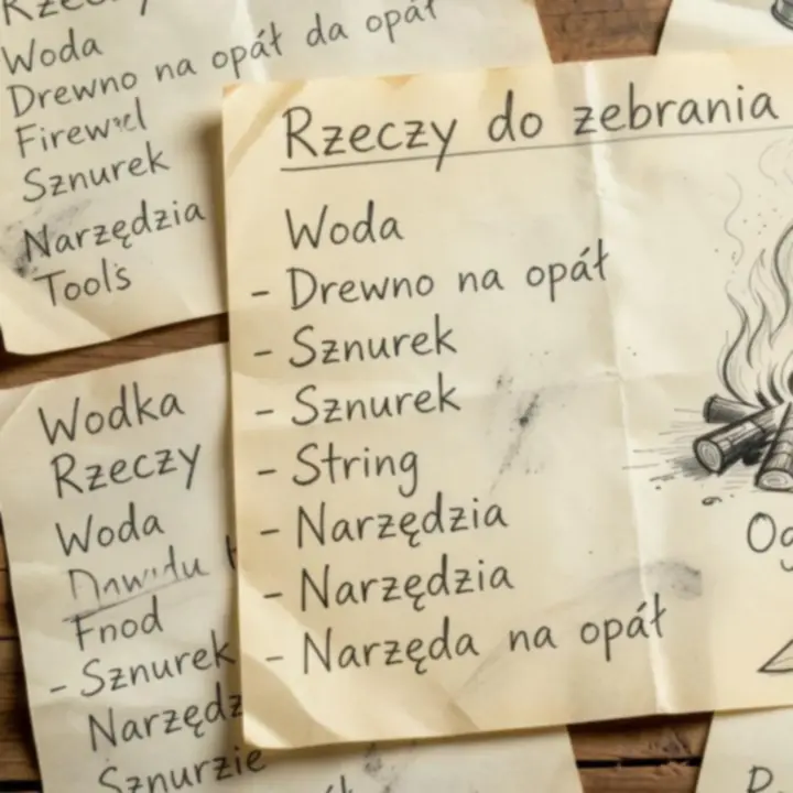 Notatki terenowe opisujące pierwszy dzień przetrwania w Don’t Starve